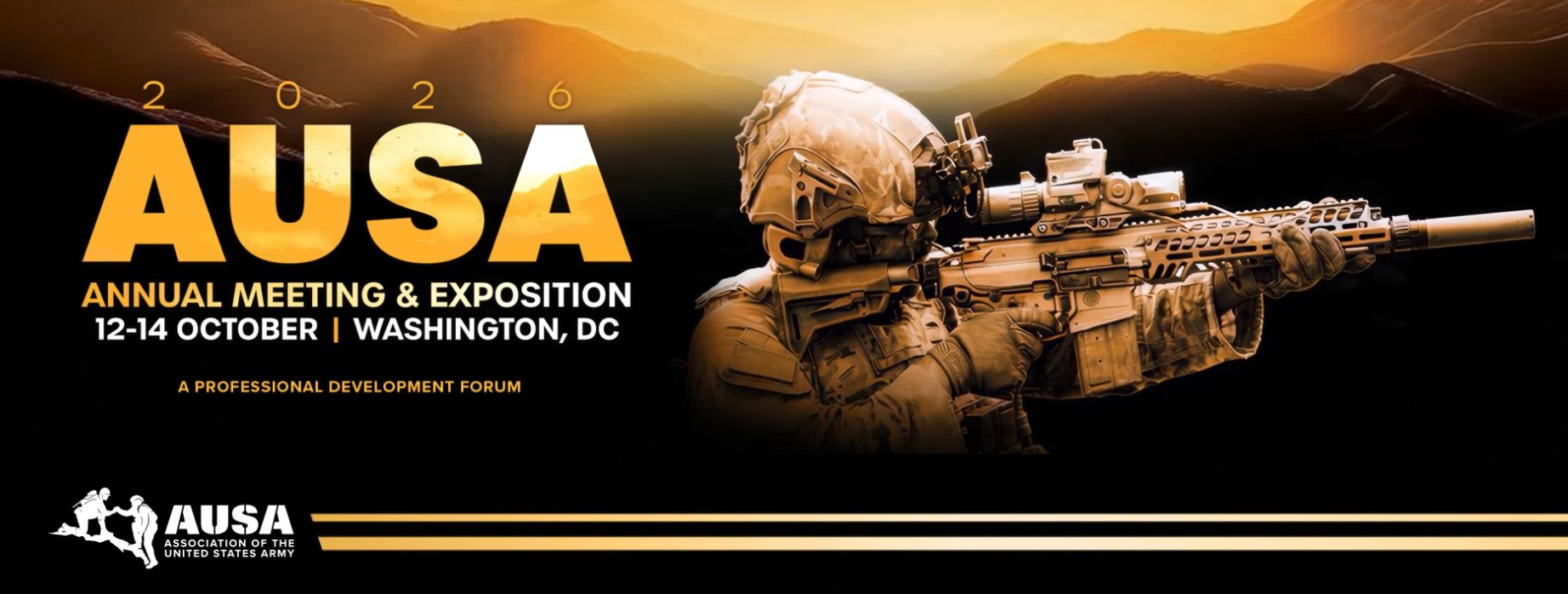 AUSA 2026 Annual Meeting and Exposition, October 12 to 14, Washington, DC